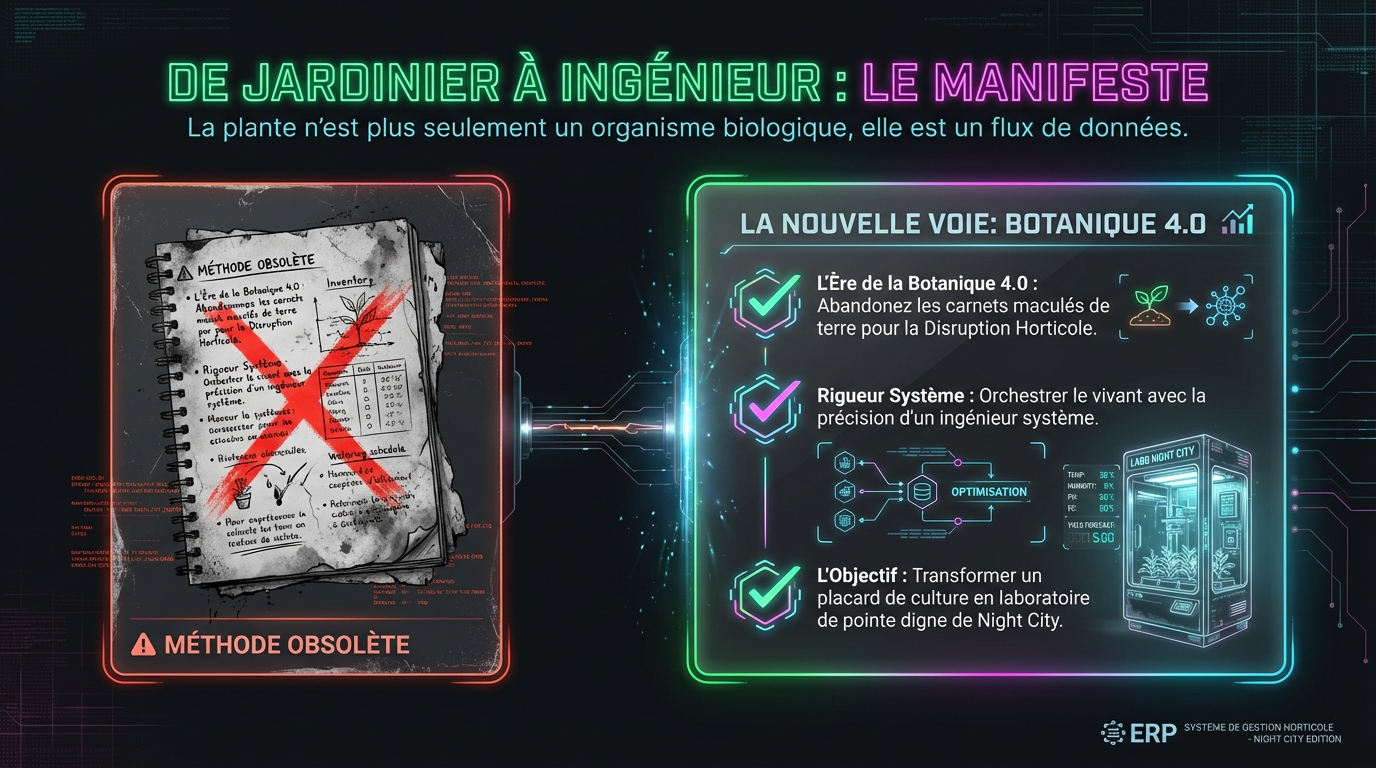 Manifeste MicroJardin - De Jardinier à Ingénieur