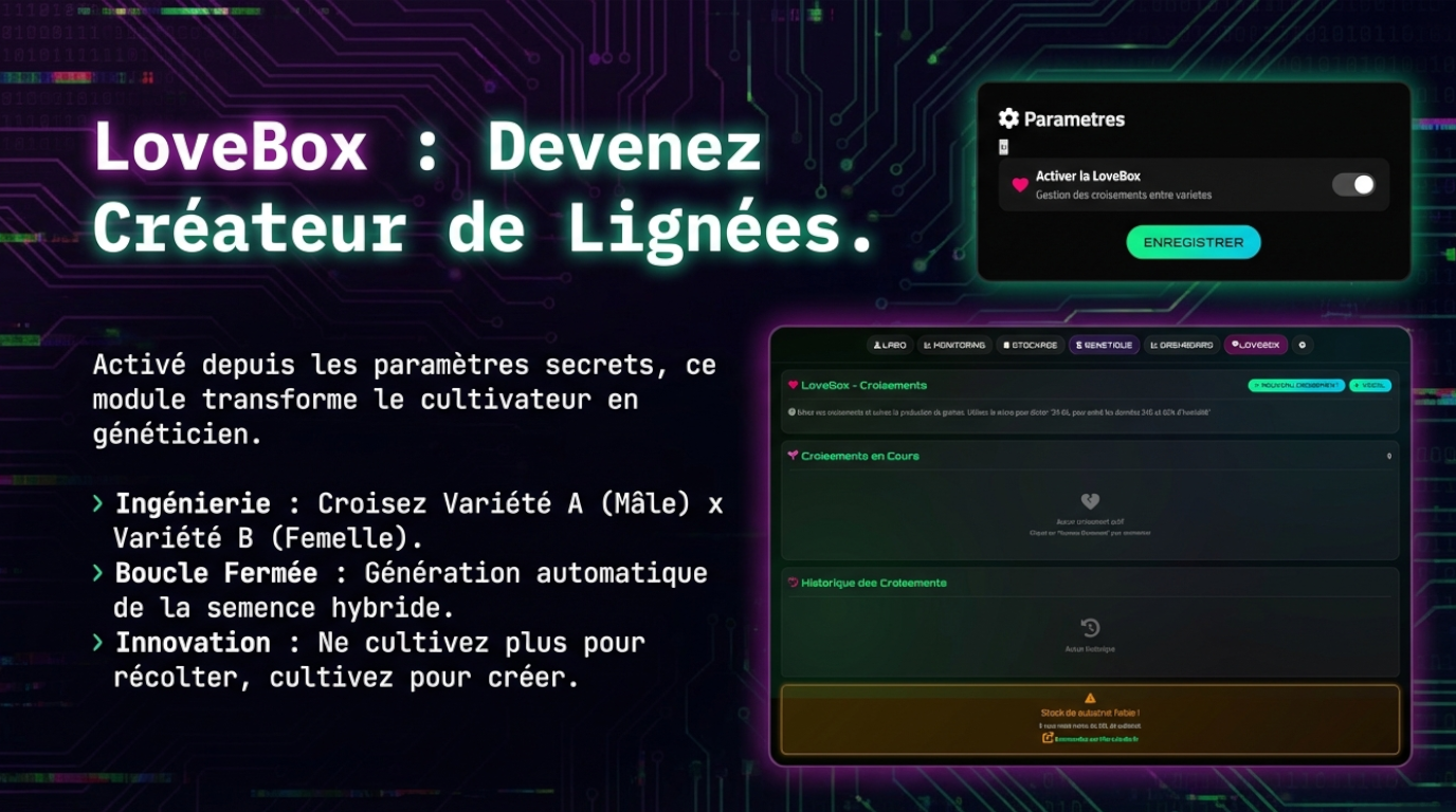 LoveBox Créateur de Lignées